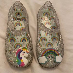 Glitter unicorn rainbow jellies